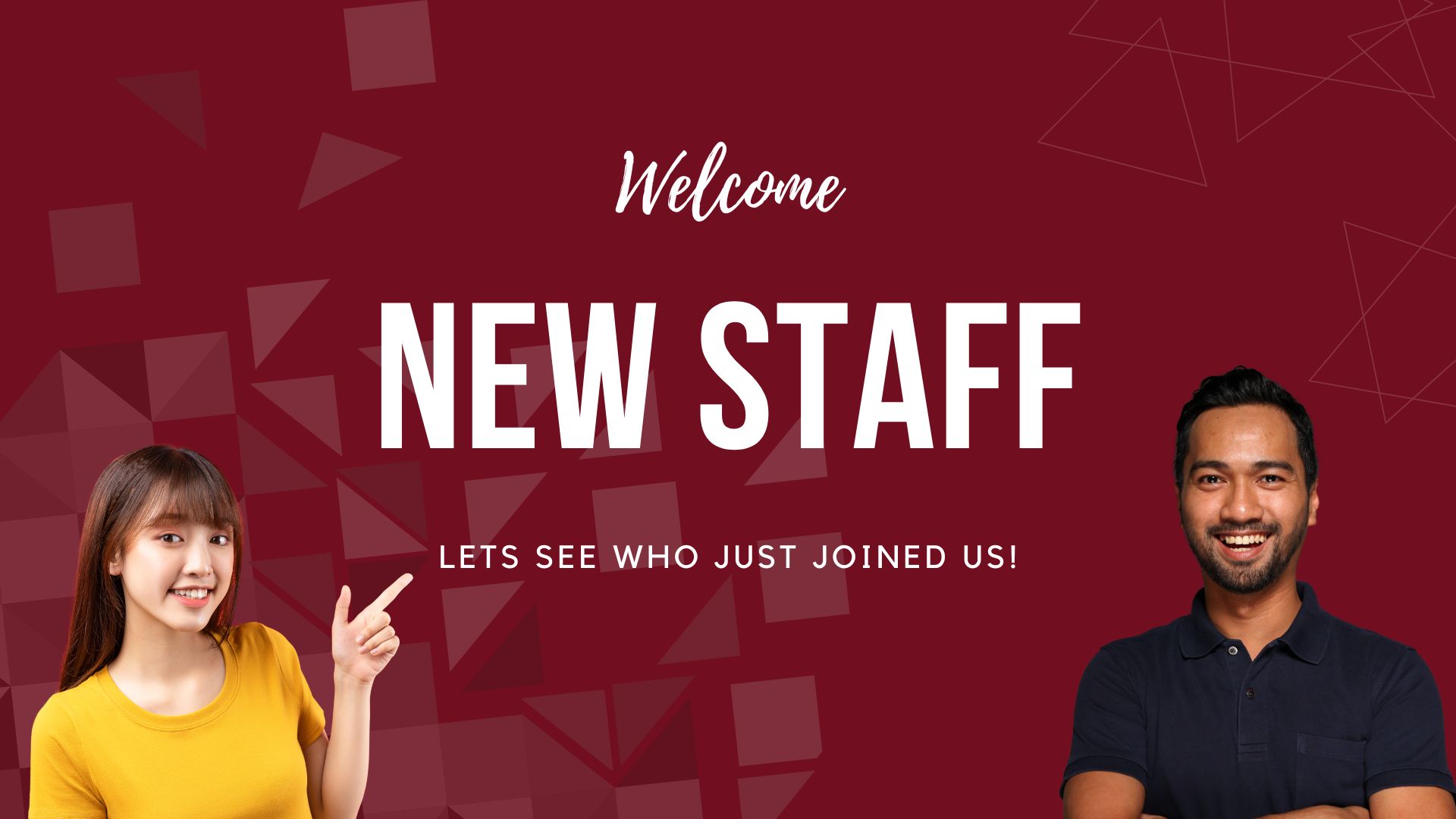 Welcome, New Joiner!