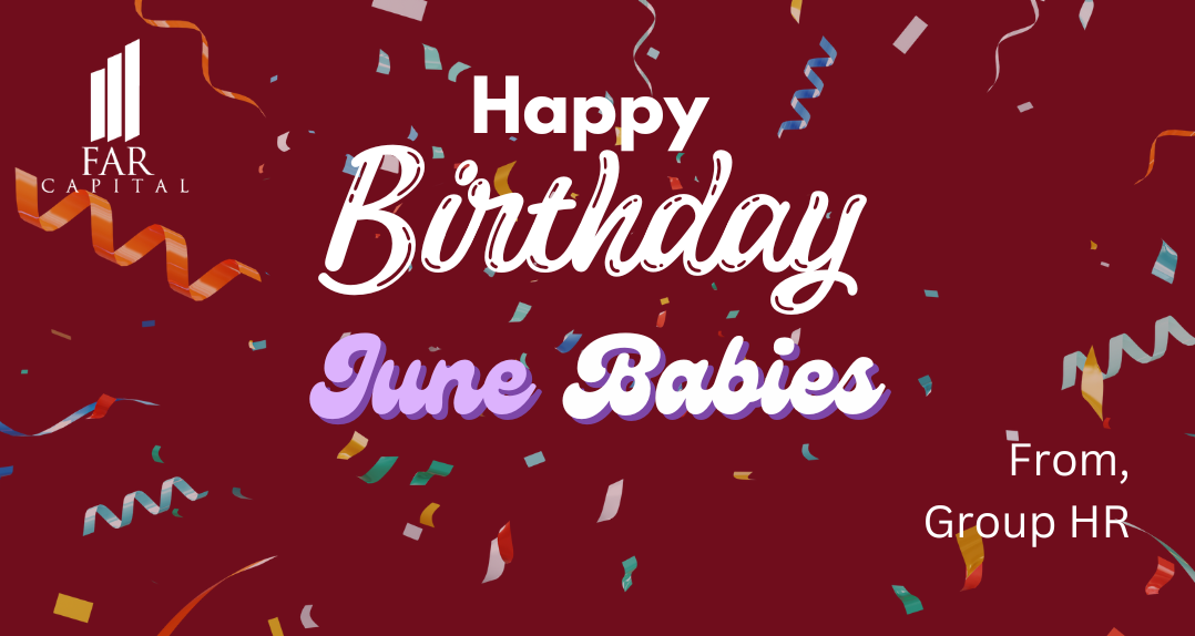 Happy Birthday June Babies!  🥳
