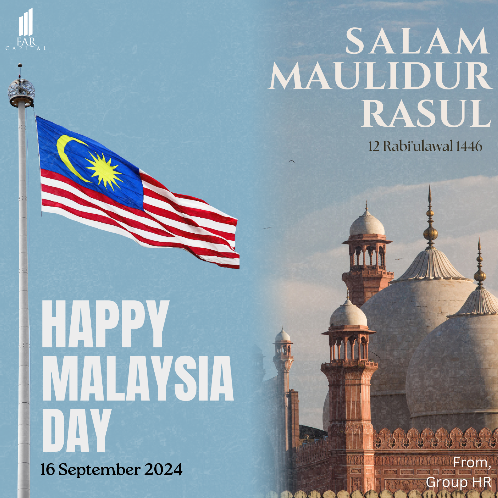 🇲🇾✨Happy Malaysia Day and Salam Maulidur Rasul! ✨🌙